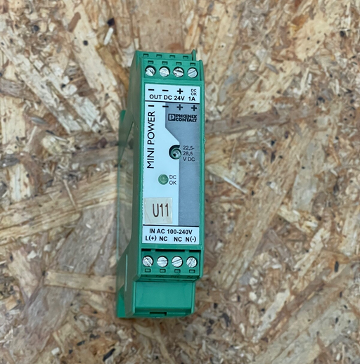 Phoenix Contact – MINI‑PS‑100‑240AC/24DC/1 (2938840) – 24 V DC, 1 A DIN‑Rail