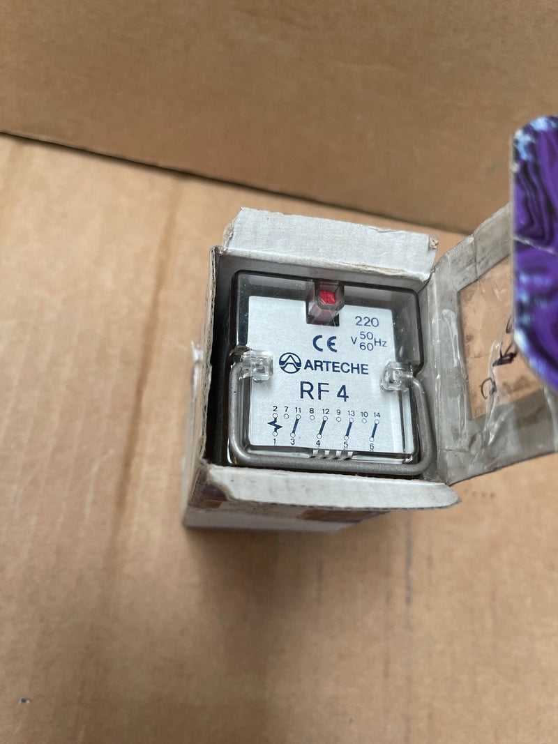 Arteche – RF‑4 – Instantaneous Auxiliary Relay 4 C/O (4PDT) Module