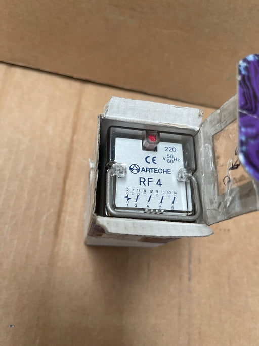 Arteche – RF‑4 – Instantaneous Auxiliary Relay 4 C/O (4PDT) Module
