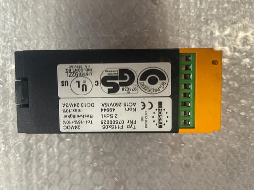TESCH, F115x05, Safety Relay 07500025 24VDC