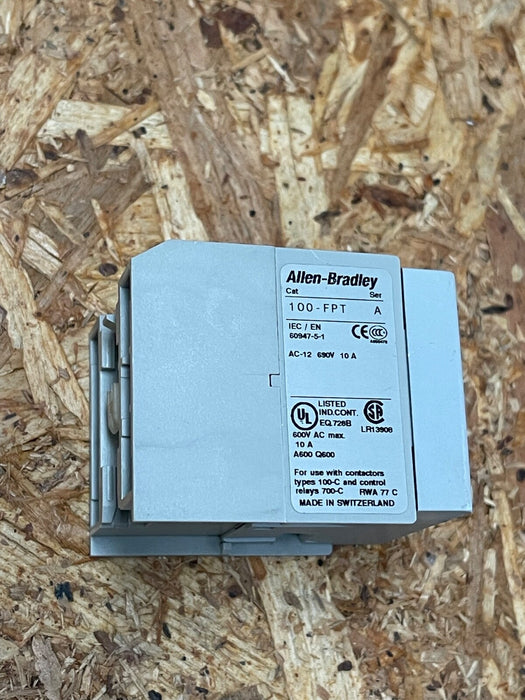 Allen Bradley – 100‑FPT – Pneumatic Off‑Delay Timing Module (0.3–30 s)