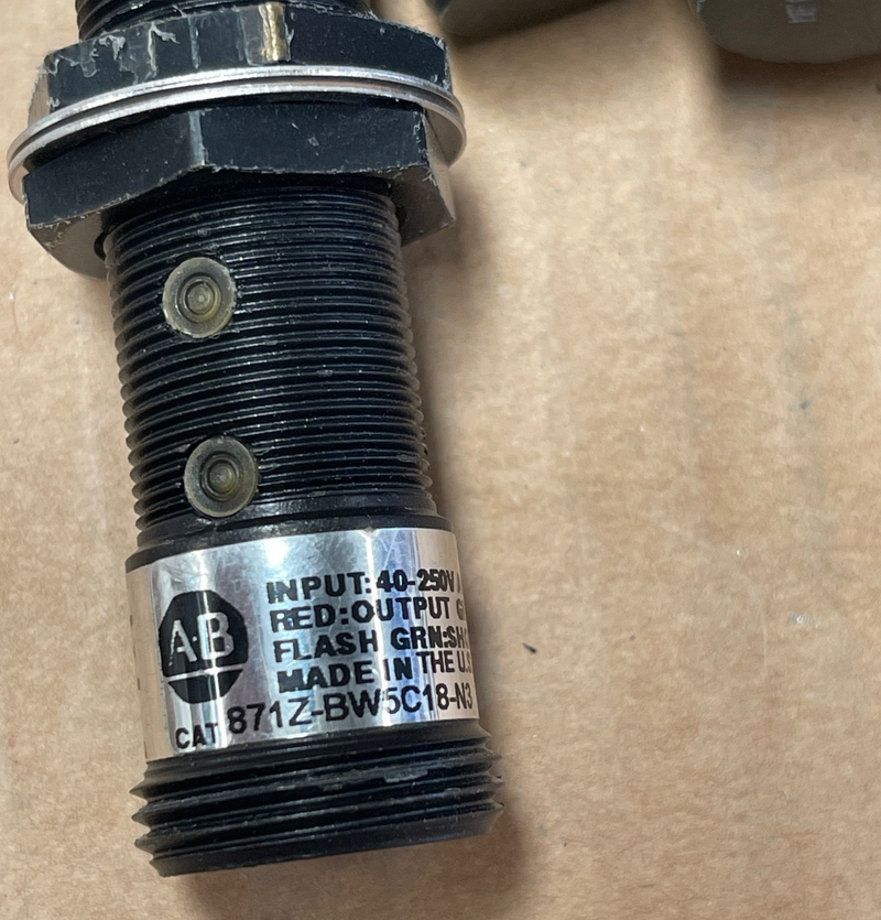 Allen‑Bradley – 871Z‑BW5C18‑N3 – Inductive Proximity Sensor 18 mm / 5 mm Sensing