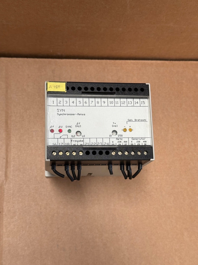 ITM SYN – Three‑Phase Synchronizer Relay (DIN‑rail module) – Sync/Phase