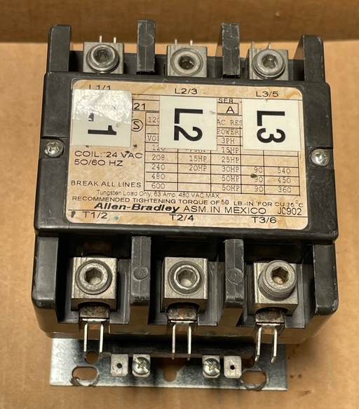 Allen‑Bradley – 400‑NX21 – 3‑Pole Definite Purpose Contactor 90 A 24 VAC Coil