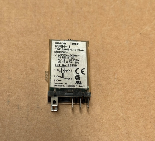 Omron – H3RN‑1 – ON‑Delay Timer, 0.1 s–10 min, SPDT Relay, 5‑Pin Plug‑In