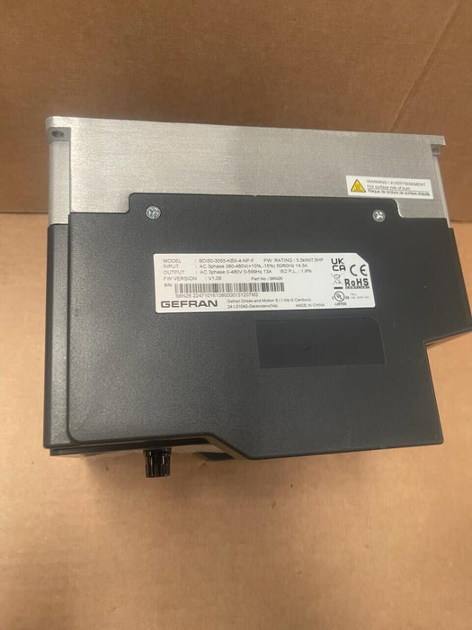 GEFRAN - BDI50-3055-KBX-4-NP-F - 5.5kW/7.5HP - AC Speed Drive