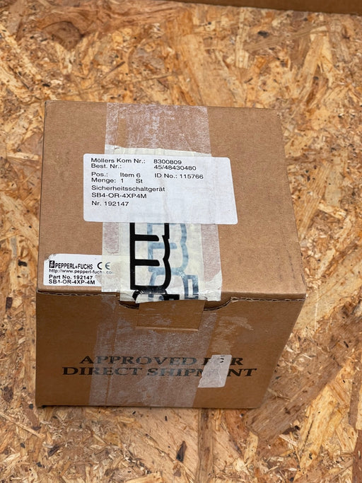 Pepperl+Fuchs – SB4‑OR‑4XP‑4M – 4‑Channel Safety Control Unit, SIL 3/PL e, 24VDC