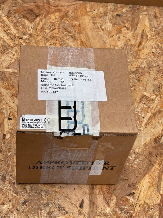 Pepperl+Fuchs – SB4‑OR‑4XP‑4M – 4‑Channel Safety Control Unit, SIL 3/PL e, 24VDC
