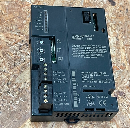 GE Fanuc (Emerson) – IC200GBI001‑FF – VersaMax Genius Network Interface Unit