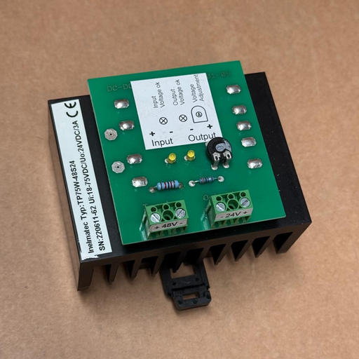 Intermatec – TP75W-48S24 – 75W DC-DC Converter 48V to 24V 3.13A
