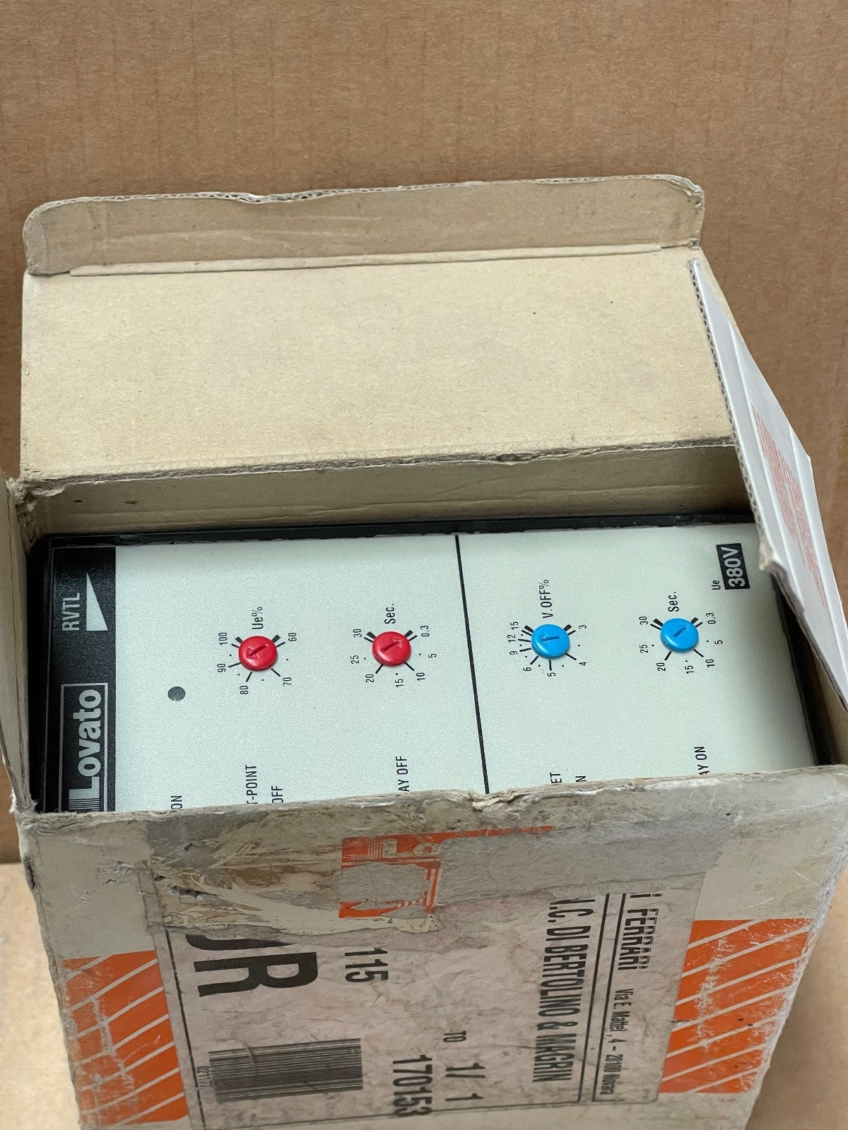 Lovato Electric – 31RVTL380 – RVTL Series Voltage Monitoring Relay 380 ...