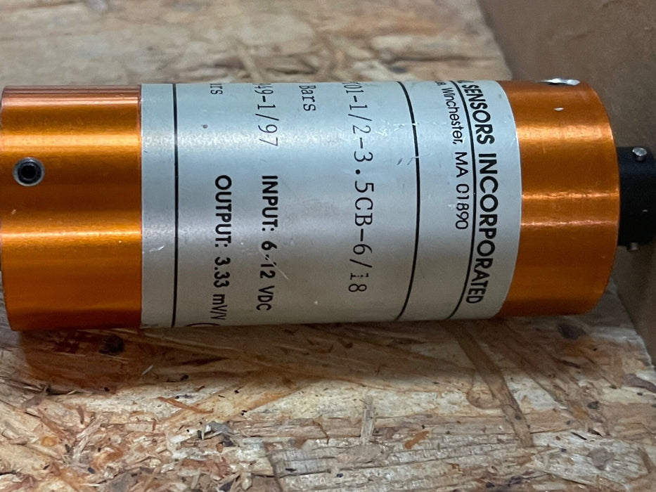 Industrial Sensors Inc – ISI 0101-1/2-3.5CB-6/18 – Pressure Transducer, 0–350Bar