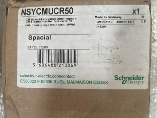 Schneider Electric, NSYCMUCR50, CM Straight coupling 50mm square