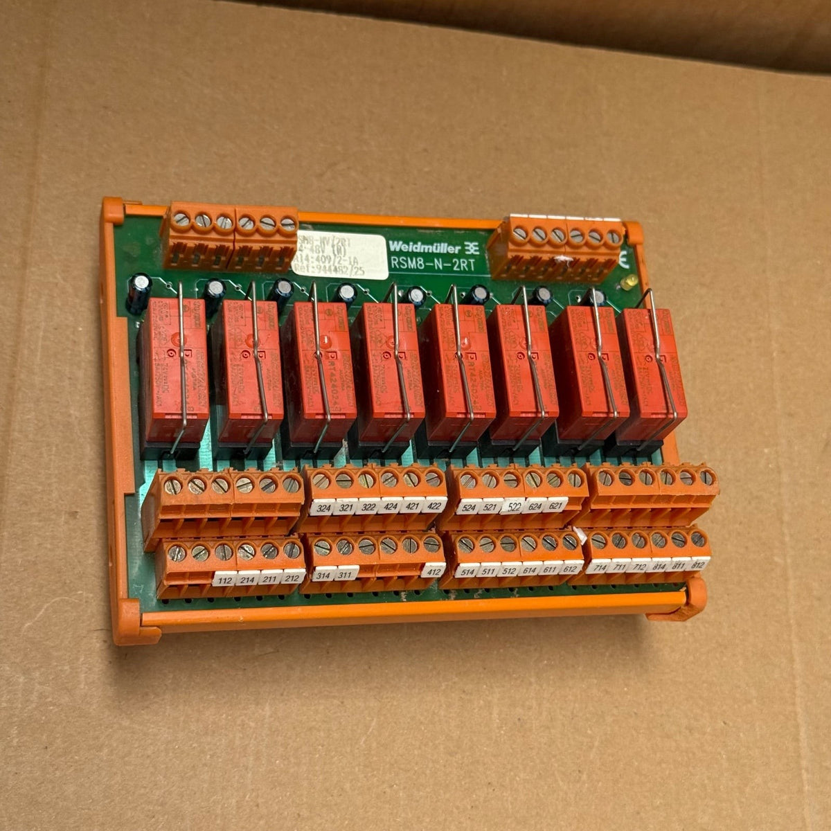 Weidmüller – RSM8-N-2RT – 8-Channel Relay Interface Module — VOLTWERK ...