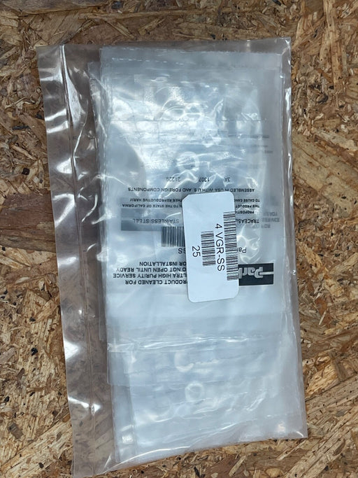 Parker - 4 VGR-SS - 1/4” Stainless Steel Retained Flat Gasket for VacuSeal™