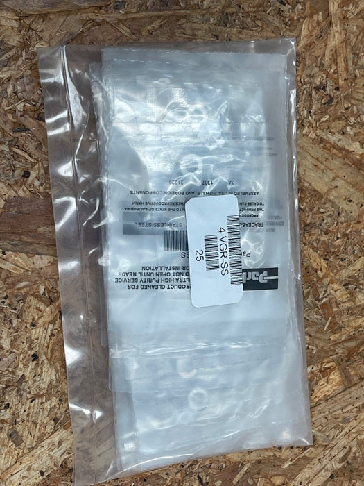 Parker - 4 VGR-SS - 1/4” Stainless Steel Retained Flat Gasket for VacuSeal™