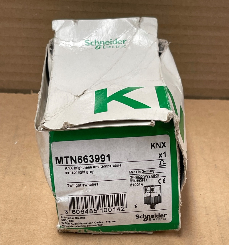 Schneider Electric – MTN663991 – KNX Brightness & Temperature Sensor (Light Grey