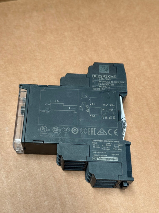 Schneider Electric (Harmony) – RE22R2KMR – Off-Delay Timer Relay, 24–240 V AC/DC