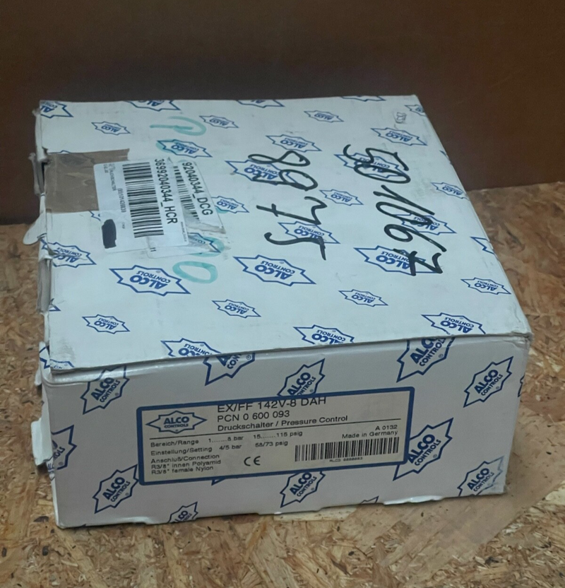 ALCO Controls – FF 142‑8 DAH – Mechanical Pressure Switch (1–8 bar Range)