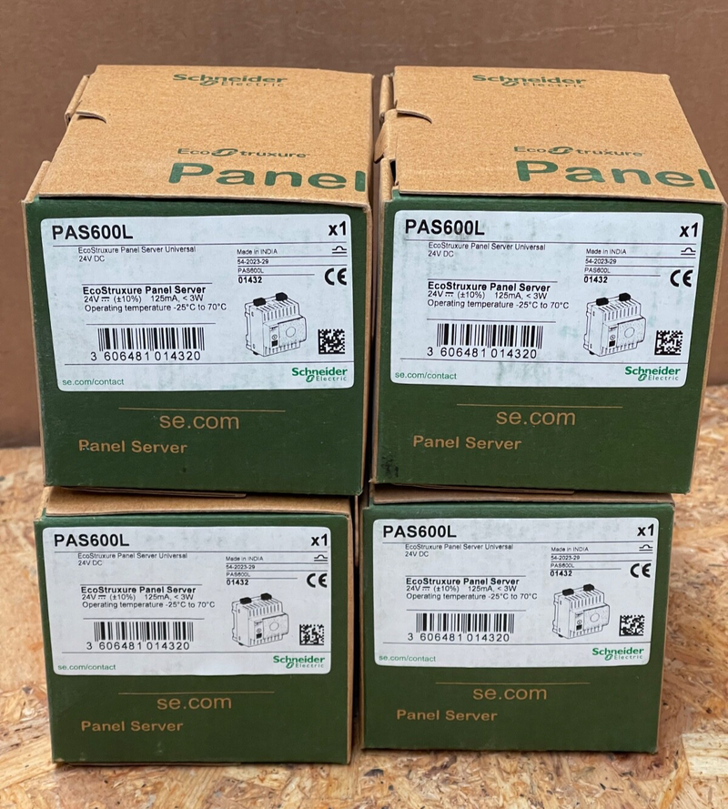 Schneider Electric - PAS600L - EcoStruxure Panel Server, Modbus Gateway, 24 V DC