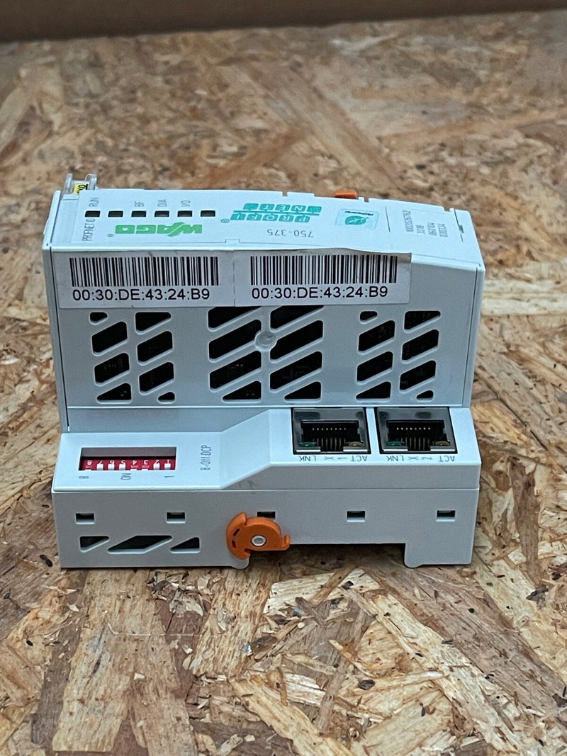 WAGO - 750-375 - PROFINET IO Fieldbus Coupler, 3rd Gen, 24 V DC, IP20