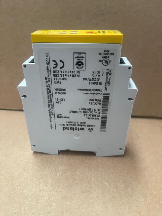 Wieland Electric - SNV 4063KL - Safety Relay for Emergency Stop and Safety Gate