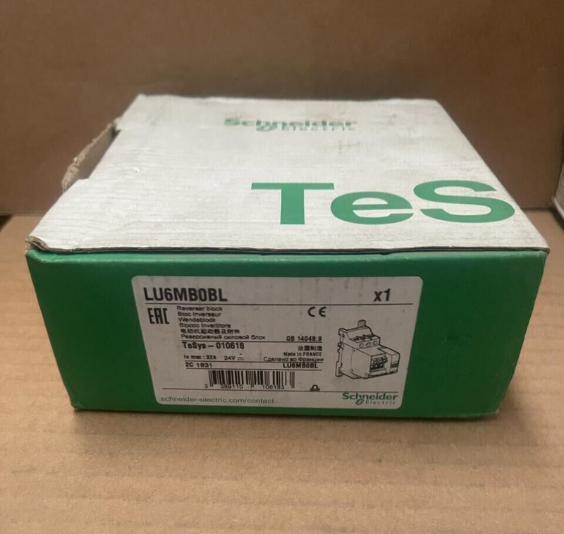 Schneider Electric TeSys - 010618 - LU6MB0BL - Reverser Block