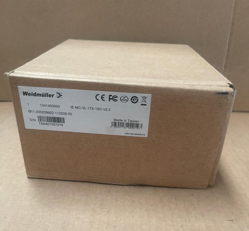 Weidmüller - 1241400000 - IE-MC-VL-1TX-1SC Media Converter