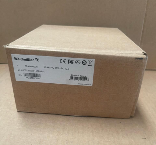 Weidmüller - 1241400000 - IE-MC-VL-1TX-1SC Media Converter