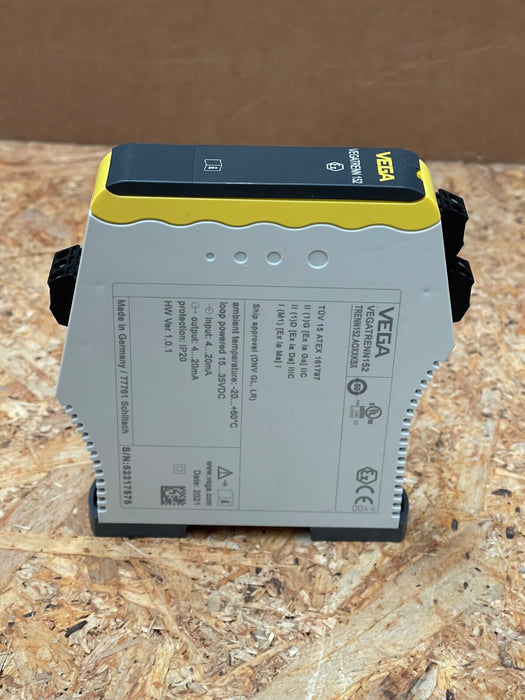 VEGA – VEGATRENN 152 – 2-Channel Isolating Barrier, Ex‑Rated 4–20 mA HART