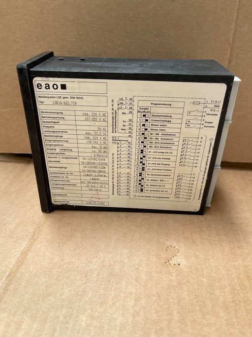 EAO – LSE16-622.710 – 16-Channel Alarm Indicator Panel 230 V AC/DC