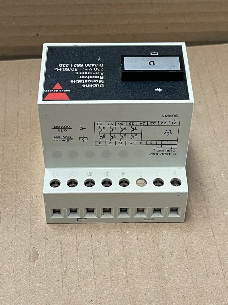 Carlo Gavazzi – D34305521230 – Dupline® 8‑Channel PNP Output Module 230 VAC