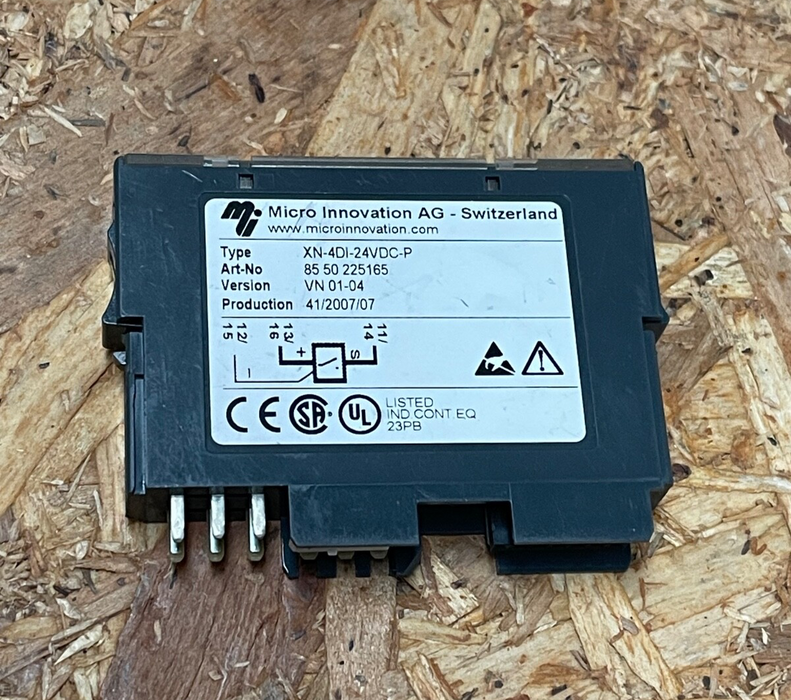 Micro Innovation – XN‑4DI‑24VDC‑P (8550225165) – 4‑Channel PNP Digital Input