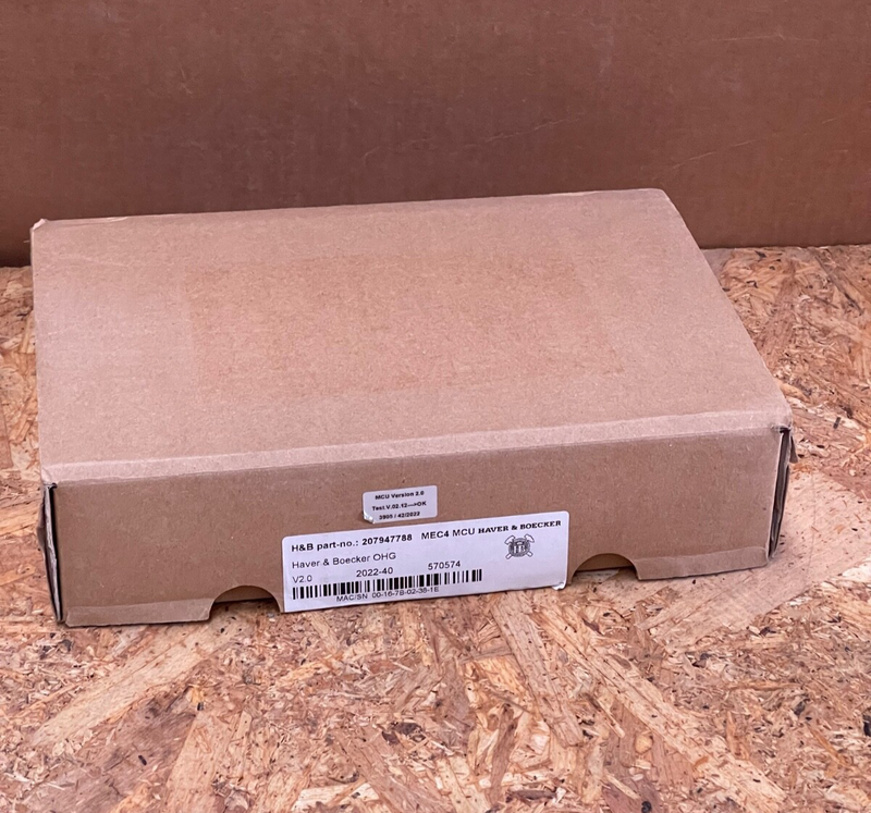 Haver & Boecker - 207947788 - MEC4 MCU Control Unit