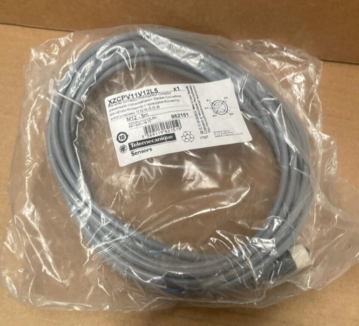 Telemecanique Sensors - XZCPV11V12L5 - Pre-wired Connector M12-5m
