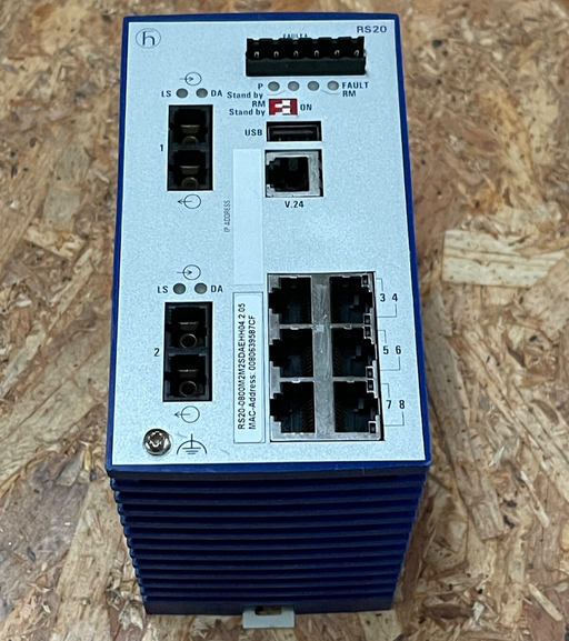 Hirschmann – RS20‑0800M2M2SDAEHH04.2.05 – DIN‑Rail Managed Industrial Ethernet