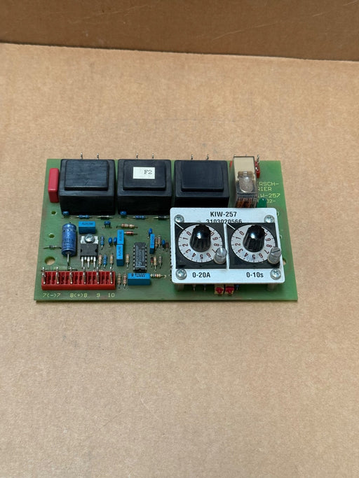 Kirsch + Trier – KIW‑257 – Overcurrent Relay Module, 0–20 A / 0–10 s, 3103020566
