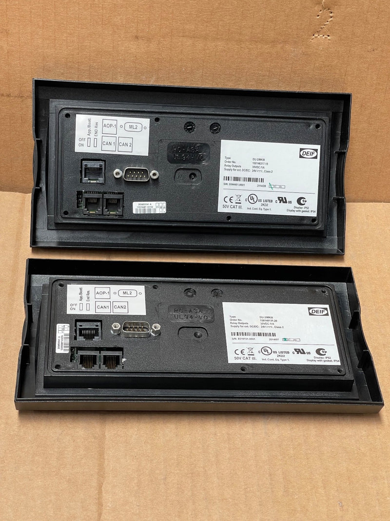 DEIF – DU‑2/MKIII – Protection & Power Management Multi‑Line Display Unit