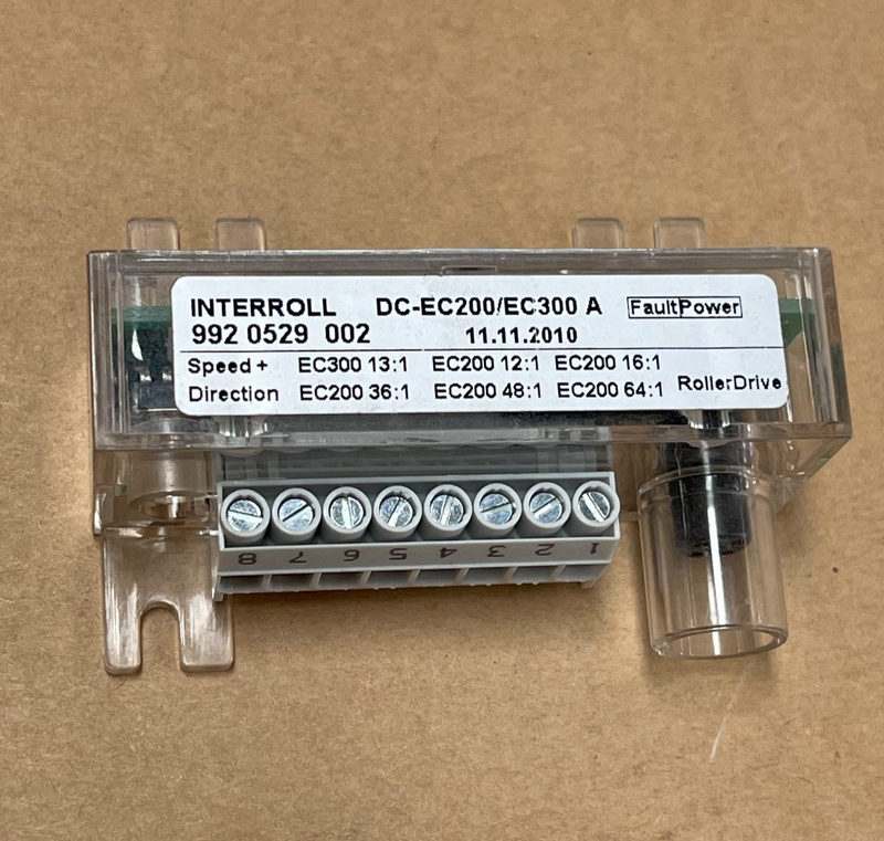 Interroll – 9920529002 – DC‑EC200/EC300 Drive Controller Roller Module ...