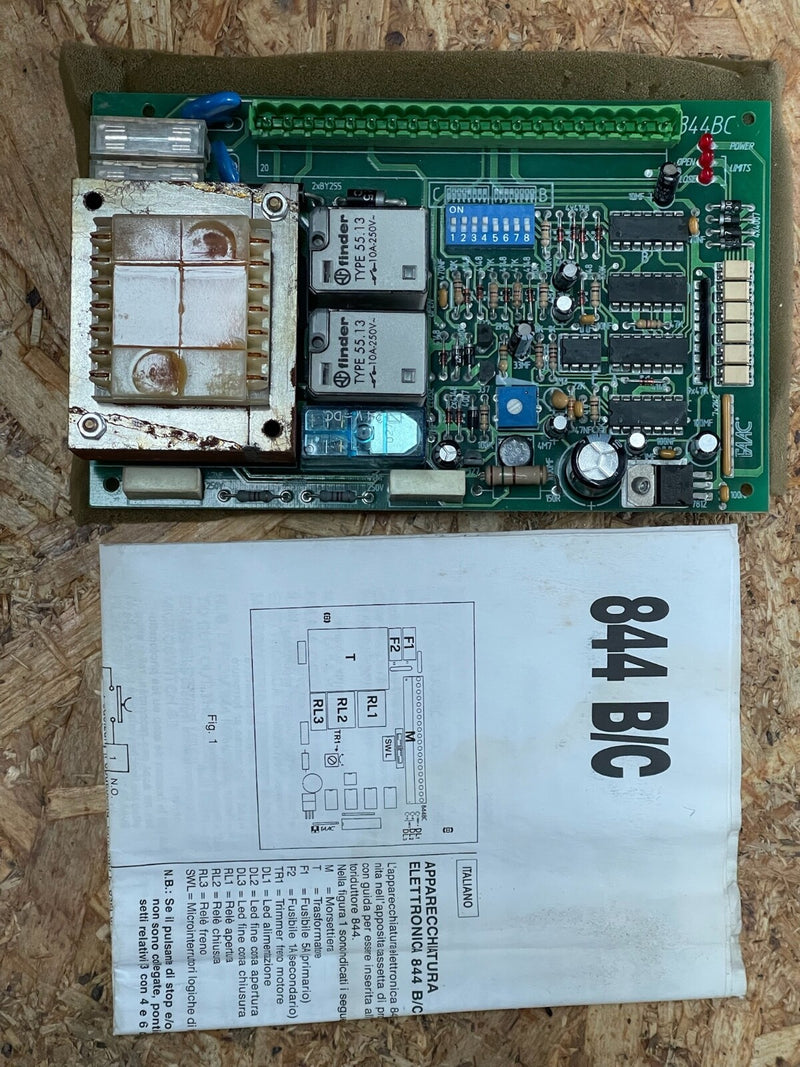 FAAC – 844BC – Rack & Pinion Compact Slide Gate Operator (120 VAC/230 VAC)