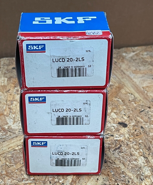 SKF - LUCD 20-2LS - Linear Ball Bearing Unit, 20 mm ID, Double Sealed