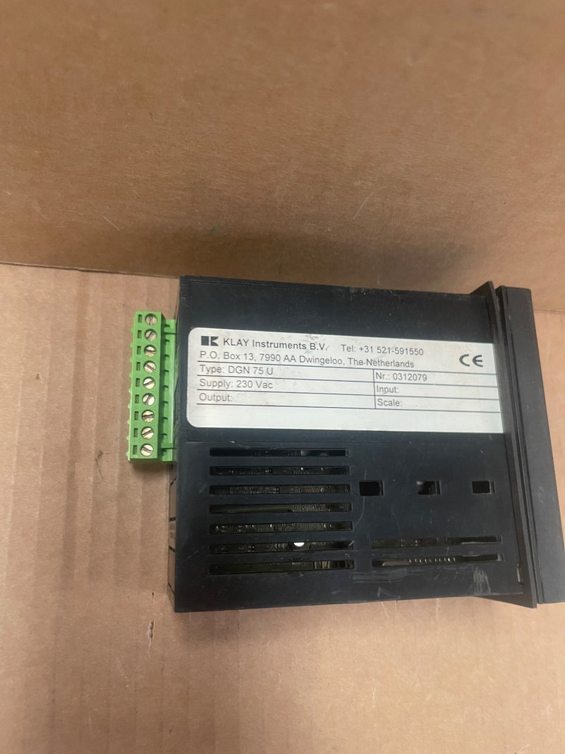 SFERE / Ardetem – DGN 75 U – Digital Panel Meter, Universal Input, IP65 Front