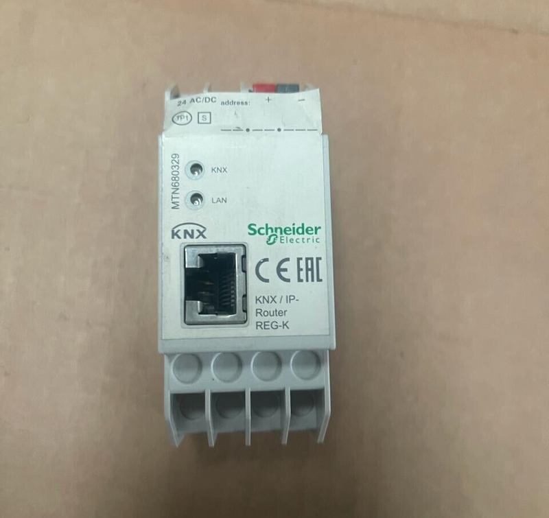 Schneider Electric KNX - MTN680329 - KNX/IP router REG-K, light grey