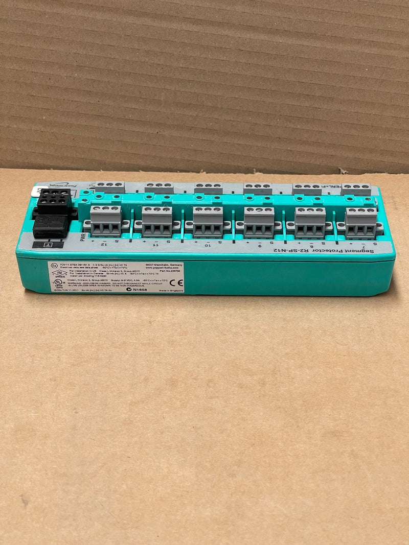 Module Segment Protector PEPPERL+FUCHS – R2-SP-N12 – Segment Protector DIN-Rail Fieldbus Couple ...