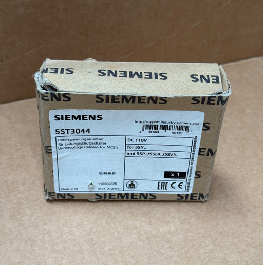 Siemens – 5ST3044 – Undervoltage Release (110 V DC) for 5SL4/5SY/5SP/5SU1