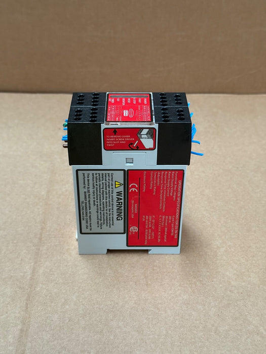Banner – ES‑TN‑1H5 – E‑Stop Safety Module 24 VDC, 4NO Safety Relays, Adjustable