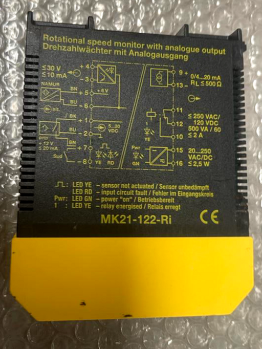 Turck - MK21-122-Ri - Rotational Speed Monitor