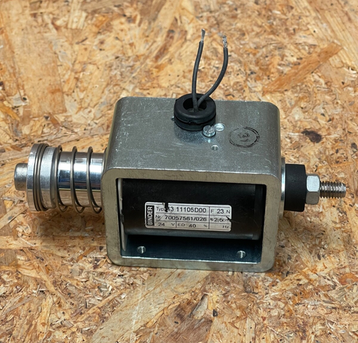 Binder – 4311105D00 – DC Solenoid Magnet, 24 V, 23 N, ED 40%