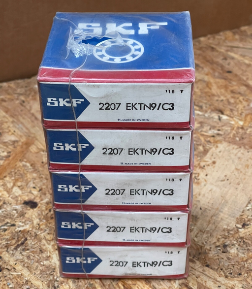 SKF - 2207 EKTN9/C3 - Self-Aligning Ball Bearing, 35 mm ID, 72 mm OD, 23 mm
