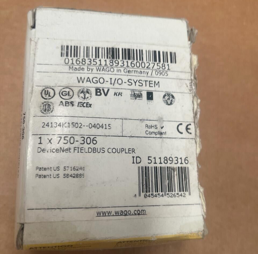 WAGO - 750-306 - DeviceNet FieldBus Coupler